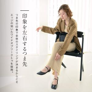 パンプス メリージェーン ローヒール ワイドオ...の詳細画像3