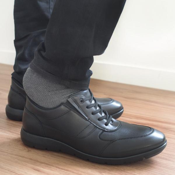 スルッとイン!ハンズフリービジネスシューズ メンズ靴 メンズ 新形状かかと 履きやすい マリオロゼッ...