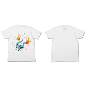 初音ミク ぷちでびるver. 金魚Tシャツ/ホワイト-S