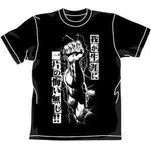 北斗の拳 天に還るラオウTシャツ/ブラック-XL