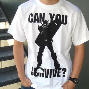 機動戦士ガンダム can you survive Tシャツ/ホワイト-L