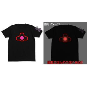 機動戦士ガンダム ドム モノアイ蓄光Tシャツ/ブラック-S