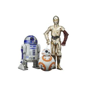 ARTFX+ スター・ウォーズ/フォースの覚醒 R2-D2 ＆ C-3PO with BB-8 1/10 簡易組立キット[コトブキヤ]【送料無料】《在庫切れ》｜amiami