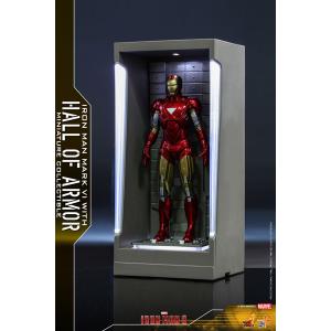 ムービー・マスターピース COMPACT ミニチュア・フィギュア アイアンマン・マーク6(ホール・オブ・アーマー付き)[ホットトイズ]《在庫切れ》