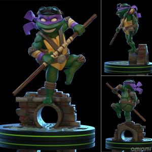 Qフィグ/ ティーンエイジ ミュータント ニンジャ タートルズ  ： ドナテロ PVCフィギュア