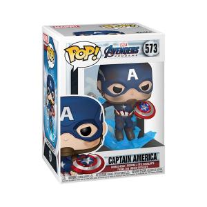 POP！『アベンジャーズ/エンドゲーム』キャプテン・アメリカ(割れたシールド＆ムジョルニア版)[ファンコ]《在庫切れ》