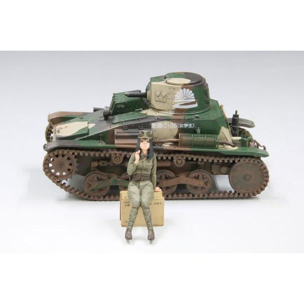 1/35 歴装ヲトメ 逸花(いつか) w/九四式軽装甲車 後期改修型 プラモデル（再販）[ファインモ...