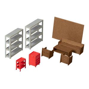 1/64〜1/80 工場インテリアセット ペーパーキット