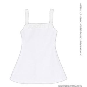 1/3スケール用 45 ナチュラルキャミワンピ ホワイト