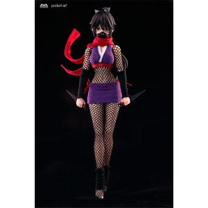 特典】 pocket artシリーズ PA002 女忍 萩 1/12 完成品アクション