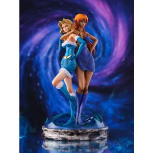 ヂェミナイエルフ　フィギュア　1/7スケール　遊戯王　ヂェミナイ・エルフ 遊戯王カードゲーム」25周年を記念して「ヂェミナイ・エルフ」が