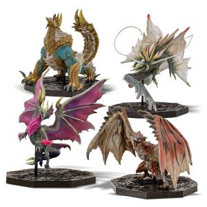 CAPCOM FIGURE BUILDER CUBE MONSTER HUNTER 4体セットボックス(リオレウス/ジンオウガ/メル・ゼナ/アマツマガツチ)[カプコン]《発売済・在庫品》｜amiami