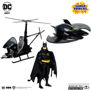 『DC』DCダイレクト 「DCスーパーパワーズ」ビークル バットマン＆バットウィング＆ワーリーバット[コミック][マクファーレントイズ]《０７月仮予約》｜amiami