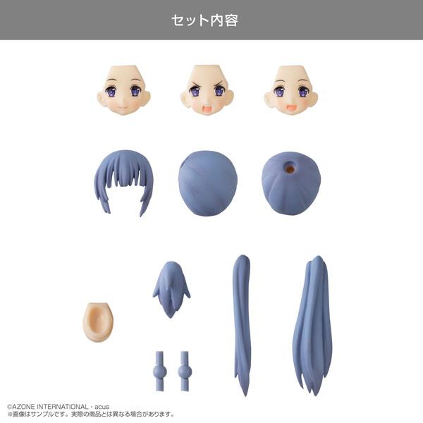 『カスタムリリィ』TYPE-A ヘッドパーツセット(青藤色)[アゾン]《発売済・在庫品》