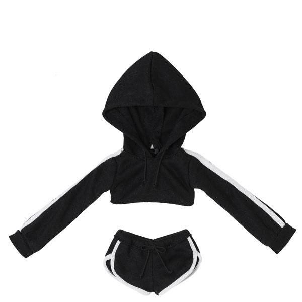 1/6 Q’z スポーティーパーカーset ブラック (ドール用)[アゾン]《０１月予約》