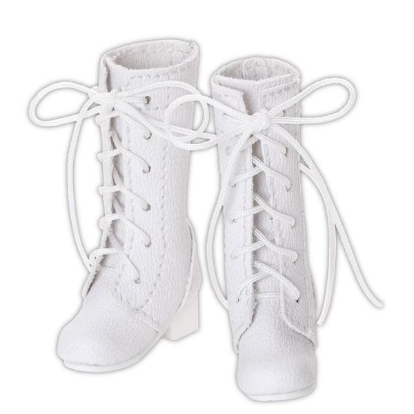 1/6 レースアップセミロングブーツ ホワイト (ドール用)[アゾン]《０１月予約》