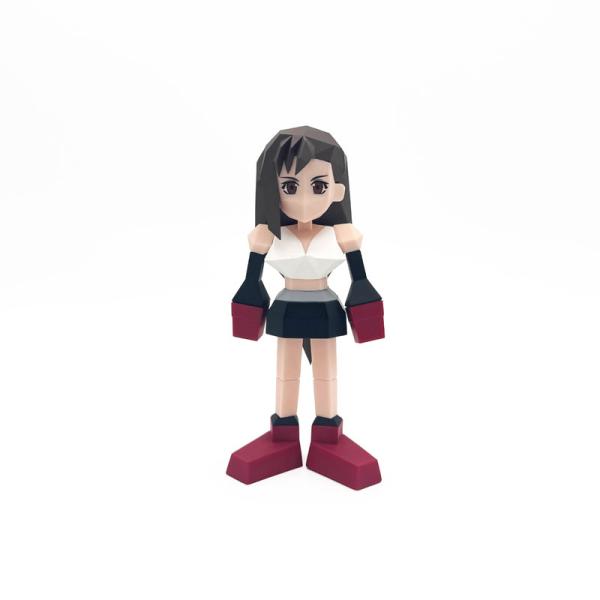 (箱破損特価新品)FINAL FANTASY VII ポリゴンソフビ ティファ・ロックハート[スクウ...
