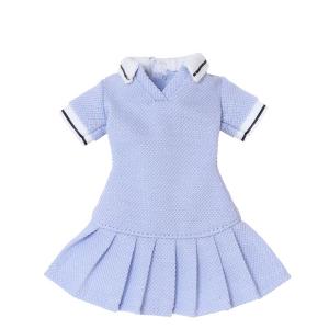 1/6 Q’z プリーツポロミニワンピース サックス (ドール用)[アゾン]《発売済・在庫品》｜あみあみ Yahoo!店