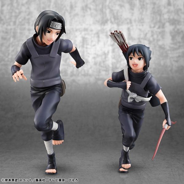 【限定販売】G.E.M.シリーズ NARUTO-ナルト- 疾風伝 うちはイタチ＆サスケ 完成品フィギ...