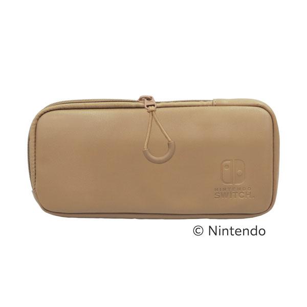 Nintendo Switch専用スマートポーチPU モカ[マックスゲームズ]《発売済・在庫品》