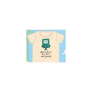 アドベンチャータイム Tシャツ BMO (ナチュラル) メンズ (M) [ドリームラッシュ]の商品画像