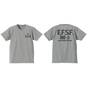 機動戦士ガンダム 連邦軍ヘビーウェイトTシャツ/ミックスグレー-L