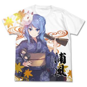 艦隊これくしょん -艦これ- 浴衣の浦風フルグラフィックTシャツ/ホワイト-XL（再販）[コスパ]《０７月予約》｜amiami