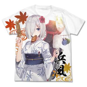 艦隊これくしょん -艦これ- 浴衣の浜風フルグラフィックTシャツ/ホワイト-M（再販）[コスパ]《０７月予約》｜amiami