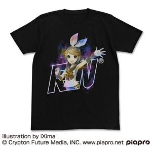鏡音リン レン V4X 鏡音リン V4X Tシャツ/ブラック-XL