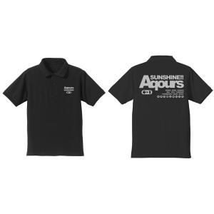 ラブライブ！サンシャイン！！ Aqours ポロシャツ/BLACK-L（再販）[コスパ]《発売済・在庫品》｜amiami