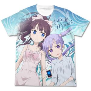 NEW GAME 青葉＆ひふみフルグラフィックTシャツ/WHITE S