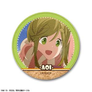 ゆるキャン  レザーバッジ デザイン08