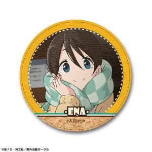 ゆるキャン  レザーバッジ デザイン09