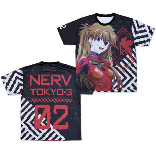 EVANGELION 式波・アスカ・ラングレー 両面フルグラフィックTシャツ/M（再販）[コスパ]《...