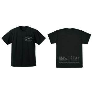 ゆるキャン  ゆるキャン ドライTシャツ リニューアルVer./BLACK-L