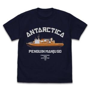 宇宙よりも遠い場所 ペンギン饅頭号 Tシャツ/NAVY-L