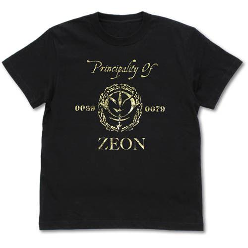 機動戦士ガンダム ジオン ヴィンテージ ゴールド Tシャツ/BLACK-M（再販）[コスパ]《０７月...