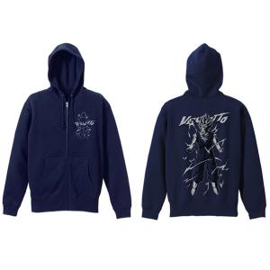 ドラゴンボールZ ベジット ジップパーカー/NAVY-S