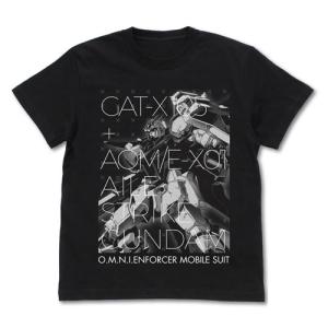機動戦士ガンダムSEED エールストライクガンダム Tシャツ/BLACK-S