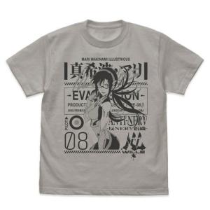 EVANGELION 真希波・マリ・イラストリアス Tシャツ/LIGHT GRAY-M（再販）[コス...