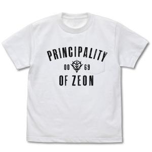 機動戦士ガンダム ジオン ポケットTシャツ/WHITE-M