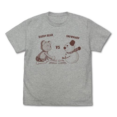 ちはやふる3 ダディベアvsスノー丸 Tシャツ/MIX GRAY-S（再販）[コスパ]《０７月予約》