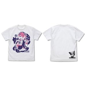 Re：ゼロから始める異世界生活 ラムのTシャツ/WHITE-L