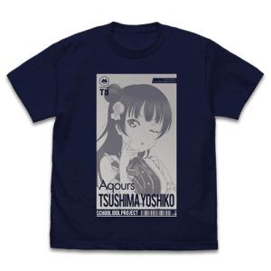 ラブライブ！サンシャイン！！ 津島善子 Tシャツ ALL STARS Ver./NAVY-M（再販）[コスパ]《０９月予約》｜amiami