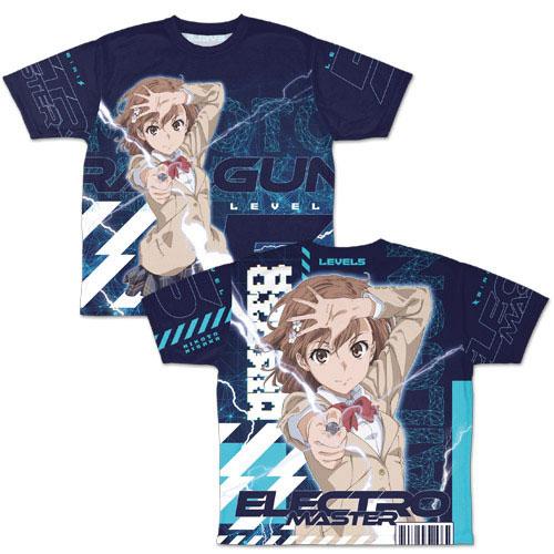 とある科学の超電磁砲T 御坂美琴 両面フルグラフィックTシャツ/L（再販）[コスパ]《０８月予約》