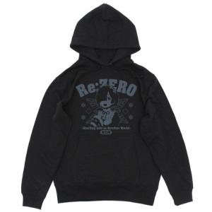 Re：ゼロから始める異世界生活 レム プルオーバーパーカー/BLACK-XL