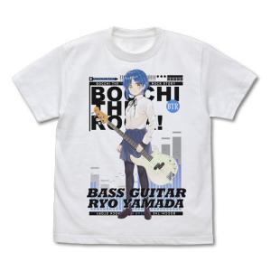 ぼっち ざ ろっく 山田リョウ フルカラーTシャツ/WHITE-M