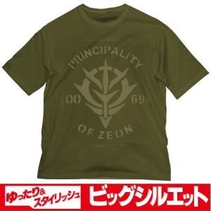 機動戦士ガンダム ジオン ビッグシルエットTシャツ/MOSS-L