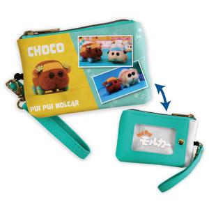 リール付きマルチICカードケース PUI PUI モルカー 04 チョコ [バンダイ]の商品画像