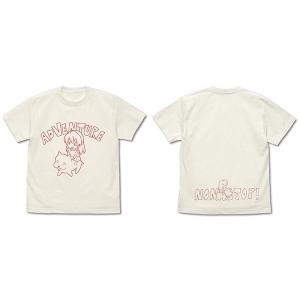 のんのんびより のんすとっぷ こまぐるみのぼうけん Tシャツ/VANILLA WHITE-L